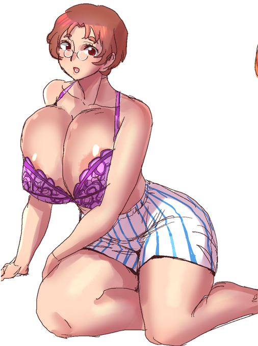 おっぱいサンチョおねえさんにステテコパンツ着せました 