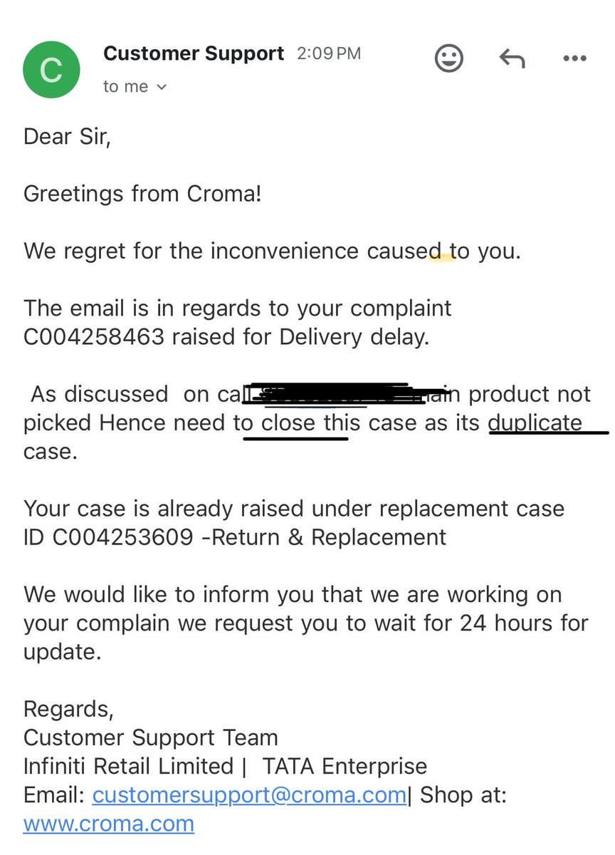 Rahul3mukhe's tweet image. @tata_neu Cases raised are being closed by marking them as duplicates without proper resolution, which is really frustrating and feels like a way to avoid addressing the issue. This process is just fooling the customers. Can we please get a genuine resolution? #NeedRealHelp