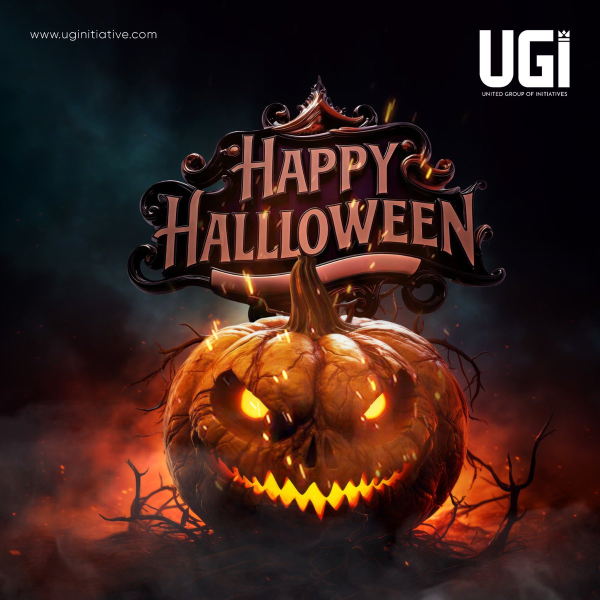 ugi__group's tweet image. Spooky vibes and thrilling nights Happy Halloween from UGI! 🎃🌕 Let's embrace the eerie, celebrate the mystique, and make this Halloween a night to remember. 🕸️✨

#HappyHalloween #UGI #HalloweenNight #UGIHalloween #HalloweenFun