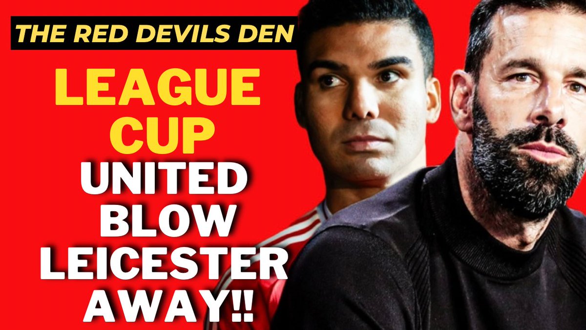 Jericho_JH's tweet photo. RUUD GETS THE WIN! Man United DEMOLISH Leicester! #mufc #youtube 
https://t.co/X4vALFpXlA https://t.co/KK8TXnfXDr