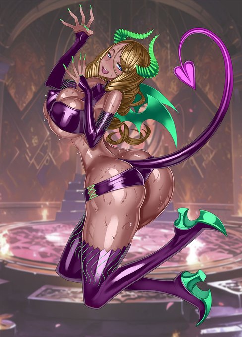 ハロウィンなので、阿久津キララさんのサキュバス衣装をペタリ🎃 