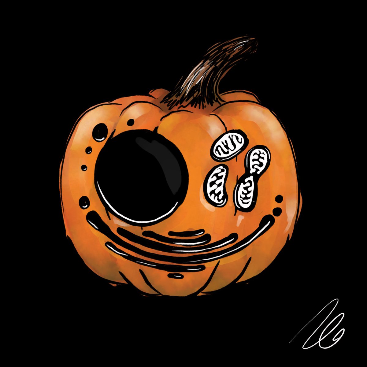 Happy Halloween! May you cell-ebrate your night with ghoul-gi bodies and fright-ochondria 🎃