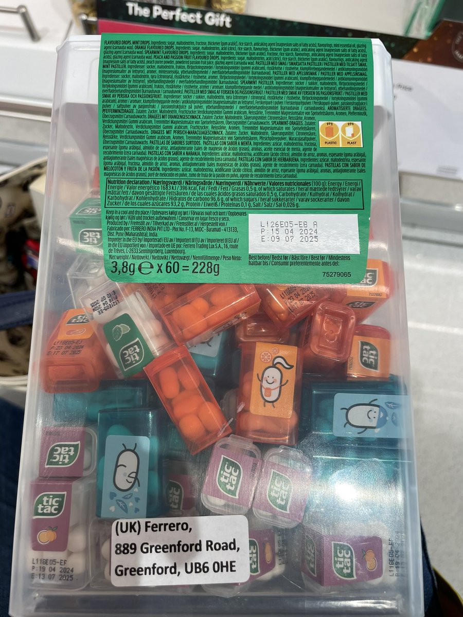 Southampton airport Duty Free sell these single-use plastic, mini-sized boxes in a big plastic box. Why? <a href="/tictac/">Tic Tac</a> why are you producing this monstrosity? Honestly baffling.