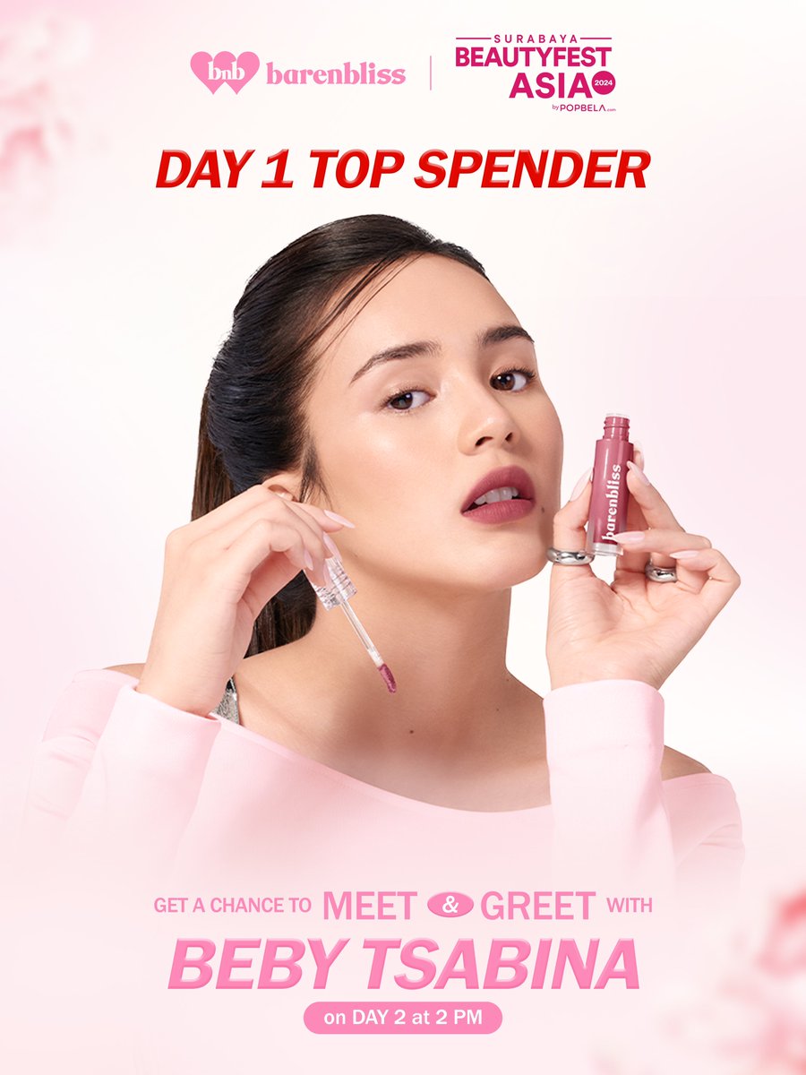 __youres's tweet photo. ada booth Barenbliss juga loh di beautyfest kali inii apalagi mereka ngundang Beby Tsabina + ada makeup class by kak Eva Ravika!!!!

yang pengen ketemu &amp; ikutan pokoknya langsung dateng aja🫵🏻 jangan sampe kelewatan di booth A5 https://t.co/lqQCmyEOHM