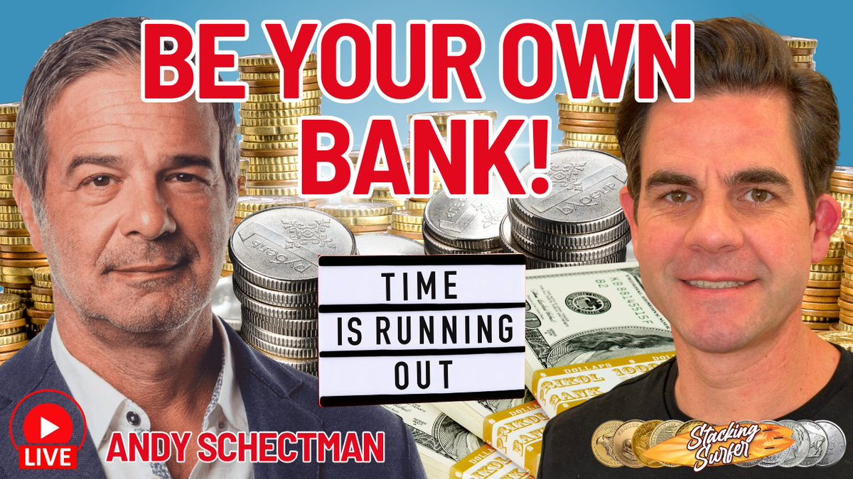 StackingSurfer's tweet photo. Live Thursday October 31st 11:30 am Pacific 2:30 pm Eastern
https://t.co/uUpavrOhe0
@MilesFranklinCo #bank #silver #gold #cash #beyourownbank #stackingsurfer https://t.co/0598yfydCq