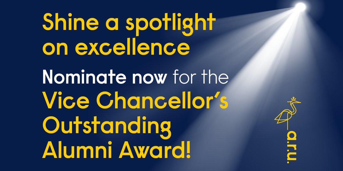 Nominations are now open!
To nominate yourself or a  fellow ARU alumni download &amp; submit your form here: 
aru.ac.uk/graduation-and…