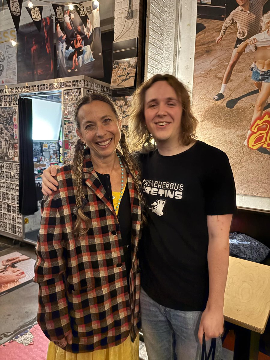Treacherous Cretins (@bandcretins) on Twitter photo Sam got to meet with <a href="/MoonZappa/">Moon Zappa</a> last night as a part of her book tour.
It's a busy week! Our Halloween shows tonight <a href="/TheFinsbury/">The Finsbury</a> and on Sat we visit <a href="/cheeseandgrain/">Cheese and Grain</a> . Soon we will be announcing details of our Spring tour this week! Watch this space⦠Sam got to meet with <a href="/MoonZappa/">Moon Zappa</a> last night as a part of her book tour.
It's a busy week! Our Halloween shows tonight <a href="/TheFinsbury/">The Finsbury</a> and on Sat we visit <a href="/cheeseandgrain/">Cheese and Grain</a> . Soon we will be announcing details of our Spring tour this week! Watch this spaceā¦