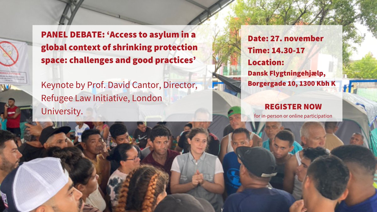DRC_ngo's tweet photo. How can we ensure that displaced people can better claim their rights in an increasingly complex refugee protection landscape?
Join the discussion on 27 November from 14:30-17:00 CET. In-person or online. Register now: https://t.co/KHbQijXlm8 https://t.co/KLQaKbGRqZ