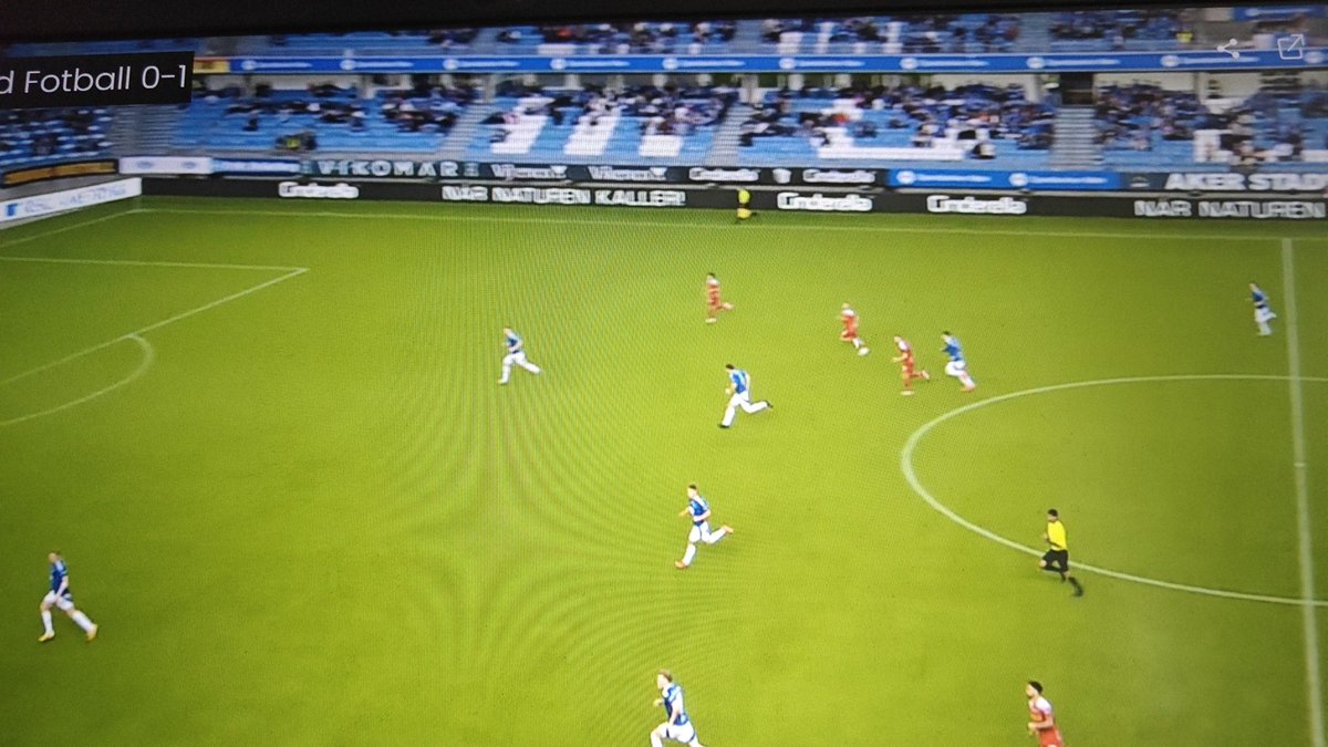 Freiten's tweet photo. Alle som har sett en Moldekamp på tv i år vet at det er langt flere tomme seter enn opptatte. Flaut at de skal få 7139 billetter. Ofte flere tilreisende enn i tornekrattet! https://t.co/dWXhSwAx2Q