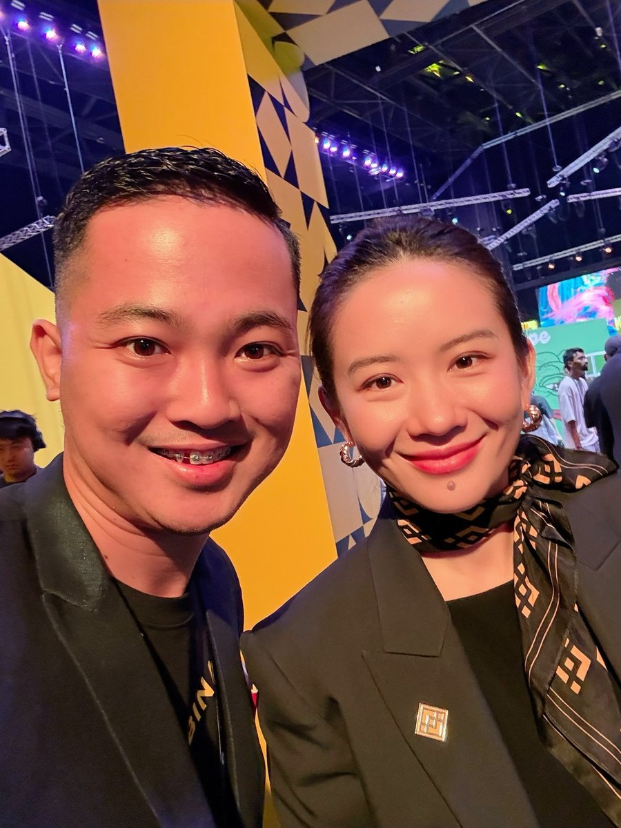 “An inspiring moment meeting Yi He, co-founder and head of Binance Labs! Grateful for the opportunity to connect and learn from one of the leading voices in the blockchain space. #Binance #CryptoCommunity #Dubai”
“Amazing meeting <a href="/heyibinance/">Yi He</a> from Binance! #Inspiration