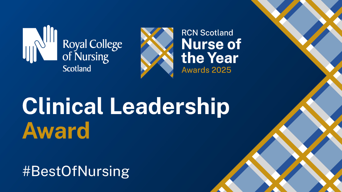 Are you or a colleague a clinical leader who motivates staff, advocating for nursing and for high-quality, person-centred care, making a significant difference to service delivery and quality of care? Fill out a nomination form today #BestOfNursing
rcn.org.uk/scotland/Get-i…
