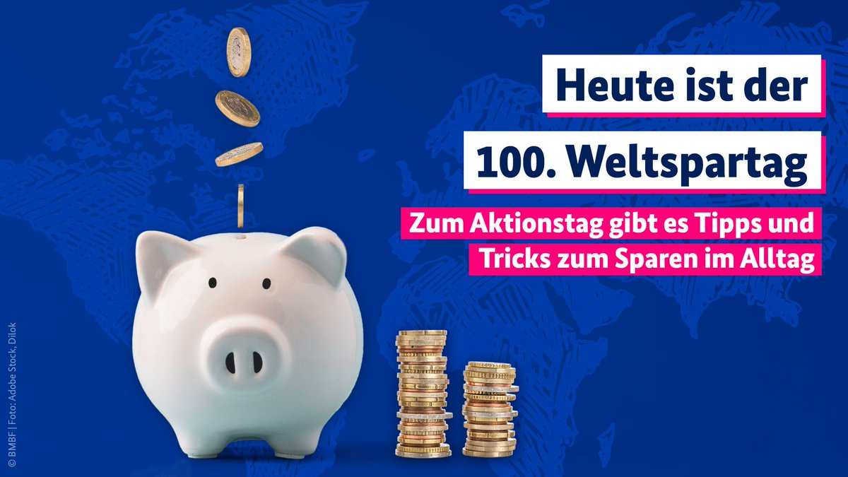 Das BMBF stärkt neben der finanziellen Bildung auch die #Alphabetisierung und #Grundbildung Erwachsener. Zum #Weltspartag teilen wir nützliche Spartipps, um die eigenen Finanzen selbst in die Hand zu nehmen. Mehr Informationen in Einfacher Sprache: mein-schlüssel-zur-welt.de/de/lernen/geld…