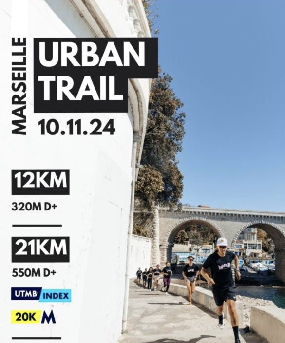 🏃‍♂️ UJA x MOE🏃‍♀️

Rendez-vous le 10 novembre pour participer à un trail urbain inoubliable à travers les rues de Marseille ! 

Cette course unique de 12 ou 21km vous fera découvrir la ville sous un nouveau jour, mêlant paysages urbains et défis sportifs.