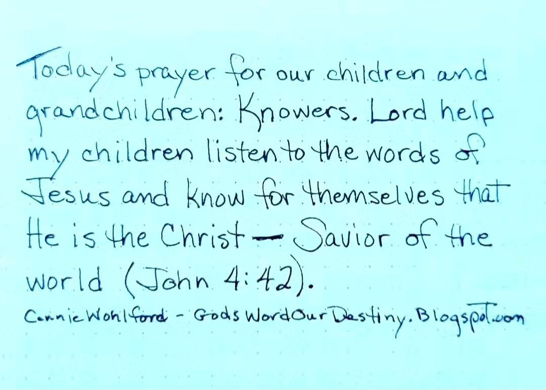 wohlford_connie's tweet photo. Today for our #children and: knower.
#knower #listen #GodsWordOurDestiny #know #knowforyourself #prayforchildren #Savior #world #SaviorOfTheWorld #help #Helper #listentoJesus https://t.co/exXzjjnuoM https://t.co/srOEPOgtZd