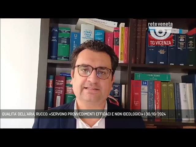 VICENZA | QUALITA' DELL'ARIA, RUCCO: «SERVONO PROVVEDIMENTI EFFICACI E NON IDEOLOGICI»
reteveneta.medianordest.it/87081/vicenza-…