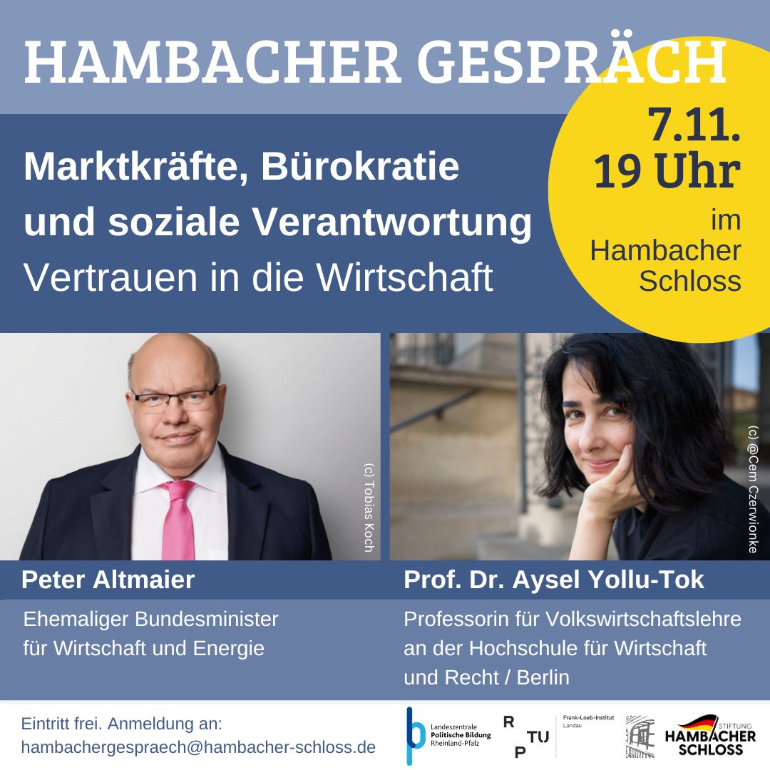 Hambacher Schloss (@schlosshambach) on Twitter photo Am 7. November findet unser viertes und letztes Hambacher Gespräch in diesem Jahr statt.
Der Eintritt ist frei, wir bitten um Anmeldung per Mail an: hambachergespraech@hambacher-schloss.de
Weitere Infos: hambacher-schloss.de/events/marktkr… Am 7. November findet unser viertes und letztes Hambacher Gespräch in diesem Jahr statt.
Der Eintritt ist frei, wir bitten um Anmeldung per Mail an: hambachergespraech@hambacher-schloss.de
Weitere Infos: hambacher-schloss.de/events/marktkr…