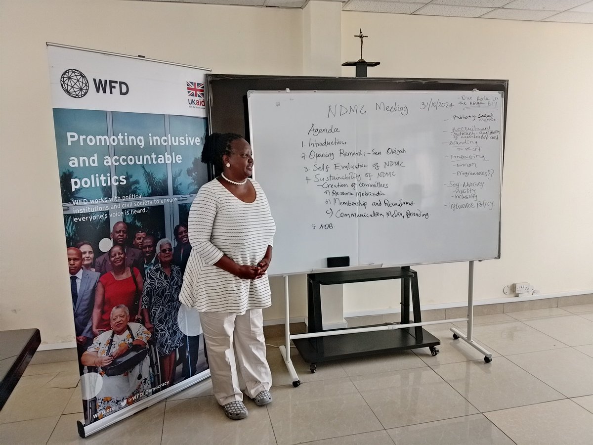 NdmcKenya's tweet photo. Sustainability! Sustainability! Sustainability!
An urgency to have all registered political parties have vibrant disability leagues is the only way we can ensure we engage on matters of national interest! 
Gracing our meeting brief was @OkiyaOmtatah ,Party Leader for @NRAParty https://t.co/uxi33Hmlkj