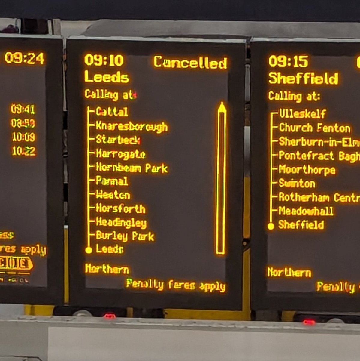 Looks like <a href="/northernassist/">NORTHERN 🚆</a> are having a bad day on this side of the Pennines today...