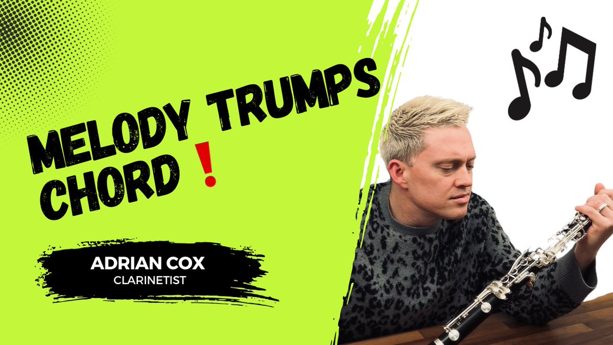 📣 CLARINET PLAYERS 

I had a few requests to make some more instructional type videos on my YouTube channel, there are a few up there talking about Transcription, Mouthpieces and a new one about soloing 🌟 

I hope they are helpful 😁

youtu.be/Zzanq3T2p58?si…