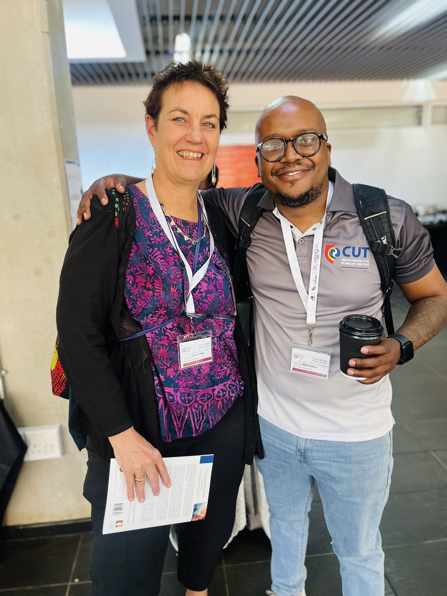 With the distinguished professor Heila Lotz-Sisitka, from Rhodes University. Brilliant mind, and an amazing human being. 😊😍❤️👌🏾