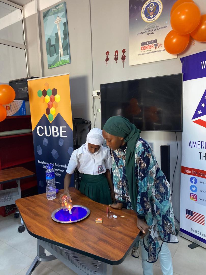 cube4stem's tweet photo. CUBE in collaboration with @ACornerBanjul, hosted a #spookyscience event yesterday, with students from Charles Jow Memorial Academy and Serekunda Proper. 

Had a fantastic time exploring the magic of educational, Halloween-themed science experiments.

#Halloween2024 #cube4stem https://t.co/bozx9yEKTu