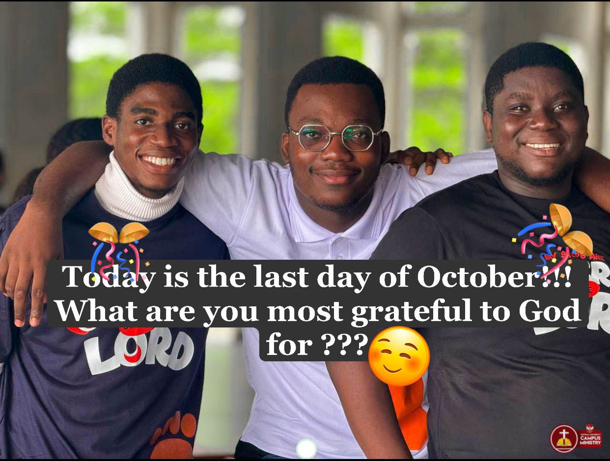 CU_Ministry's tweet photo. Tell us, what are you most grateful to God for?😊 https://t.co/9Goni5Yw9B