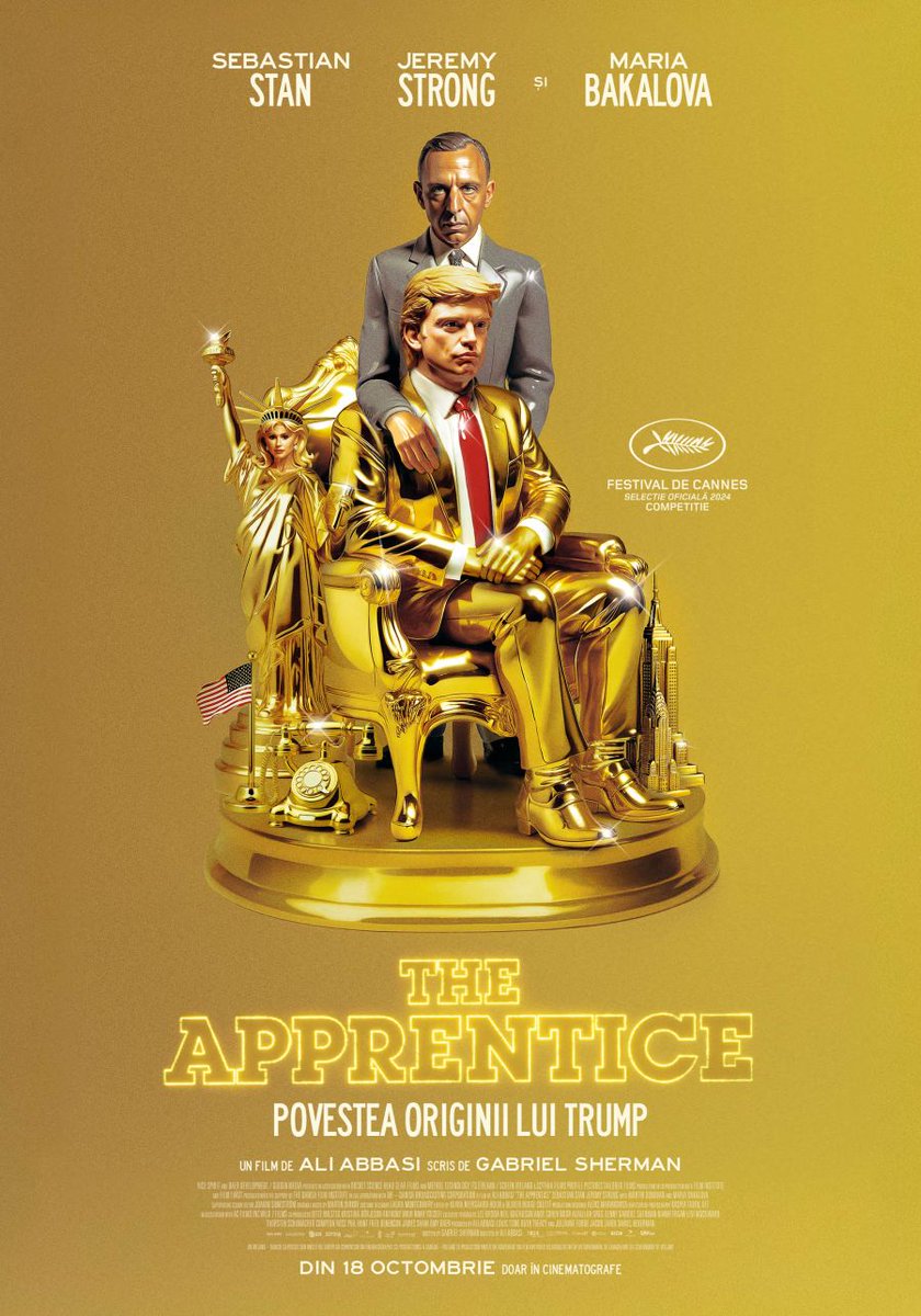 Advertising4URO's tweet photo. Ali Abbasi, regizorul „The Apprentice” – filmul controversat în care Sebastian Stan îl interpretează pe Donald Trump – vine în România la Les Films de Cannes à Bucarest
#cinema, #cultura, #eveniment, #festivaldefilm, #film, #media, #monden
Vezi TOT https://t.co/OvXzuQKk8T https://t.co/YkFsmVelL9