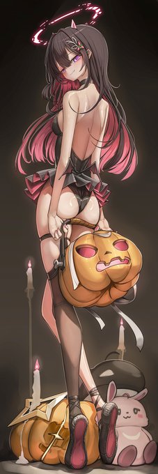 ハロウィンAzki /差分
#AZKiART 