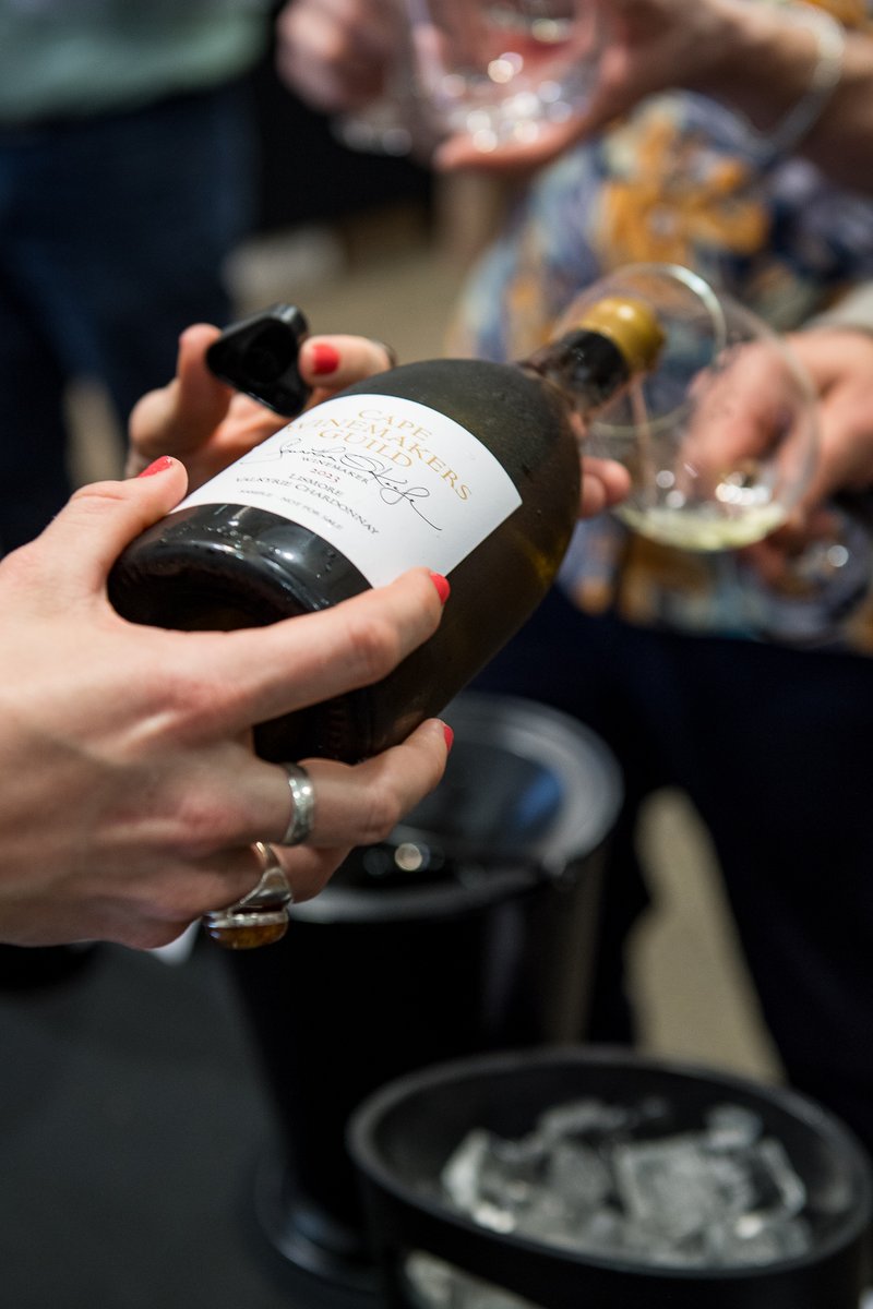 CapeWinemakersG's tweet photo. After months of preparation, dedication and hard work, it all comes together at our Nedbank Cape Winemakers Guild Auction events. We love to see our Guild Members mingling with the buyers, guests and their peers over the incredible wines they produced. https://t.co/oQoSZL8Kw9