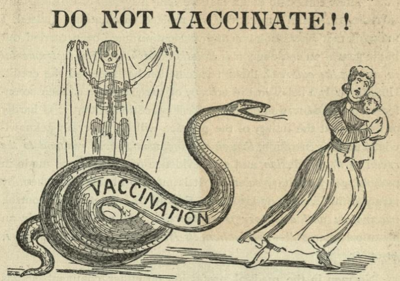 "I novax prima del Covid non esistevano!" 

Falso!

Sapete cosa rappresenta l'immagine? è una vignetta del 1892 creata dai novax dell'epoca. 

Quindi cari novax, non siete speciali avete la stessa irrazionale paura da secoli!
museumandarchives.redcross.org.uk/objects/46927