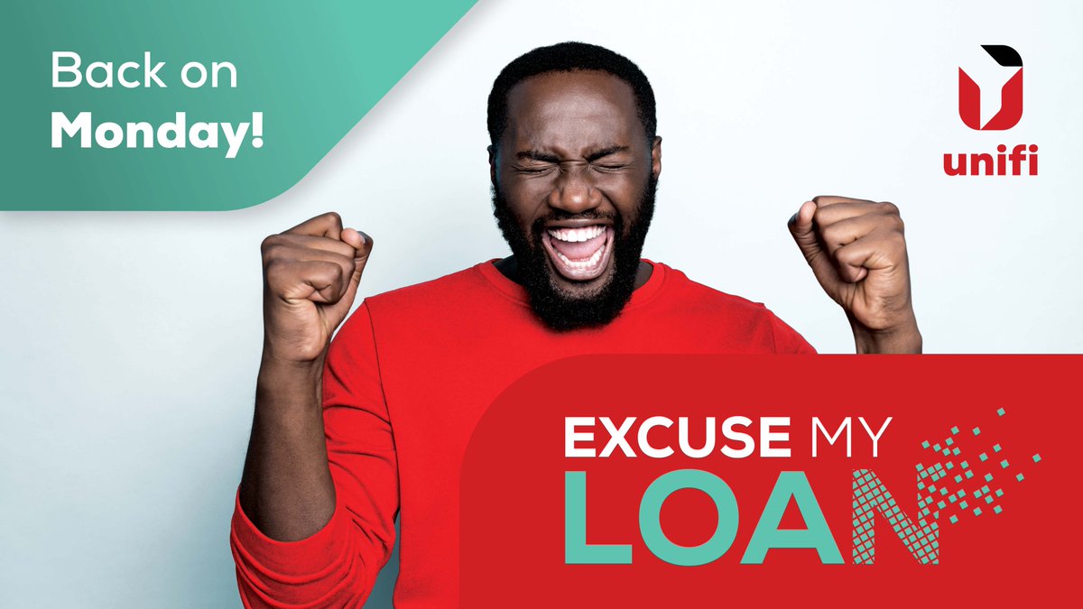 Excuse my loan is back!
Imagine having your loan completely wiped to zero! 
The competition kicks off on Monday Nov 4th and runs until Nov  25th, 2024. Tune in every Monday from 7 a.m to 8 a.m. on Capital FM and Busoga One radio.
Go to unifi.credit for an online quote.
