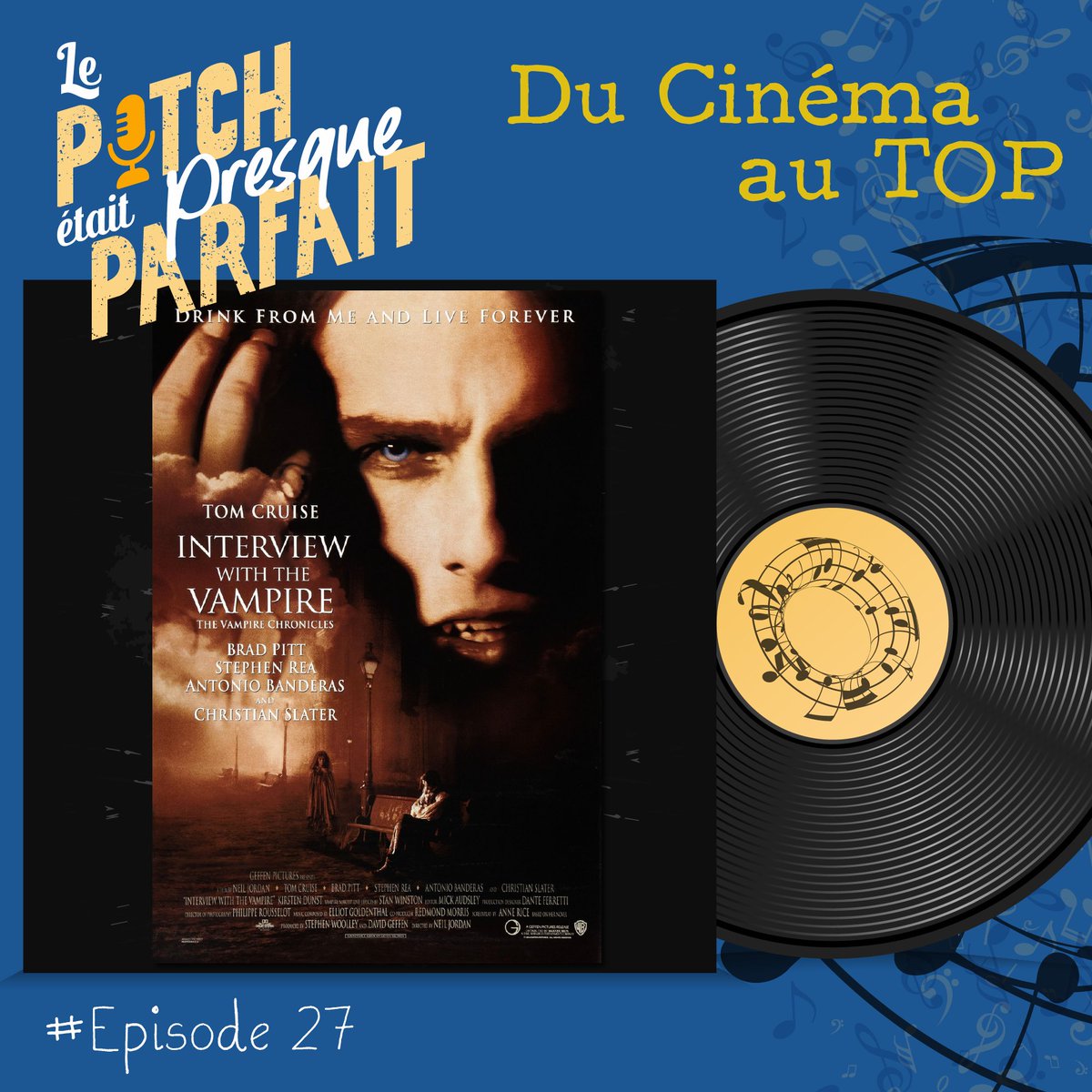PODCAST 🎙 🎧 / Cinéma 🎞 🎬
Du Cinéma au TOP 🏆
ENTRETIEN AVEC UN VAMPIRE 🦇de Neil Jordan

L'épisode est disponible sur toutes les bonnes plateformes d'écoute ❤️
ou ici 👇
smartlink.ausha.co/le-pitch-etait…

#pitchparfait #podcast #cinema #cinetop #entretienavecunvampire #neiljordan