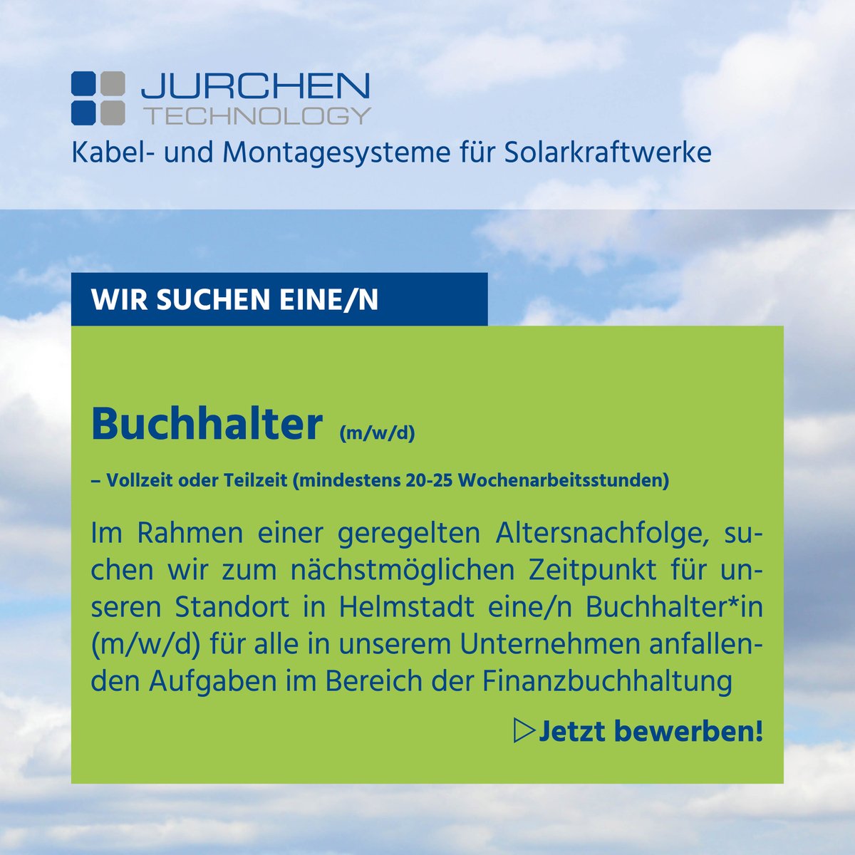 JurchenTech's tweet image. Buchhalter*in (m/w/d) – Vollzeit oder Teilzeit 
Wenn Du gut mit Zahlen umgehen kannst und das Erfassen von Daten, die Überwachung von Kontenbewegungen und die Durchführung von Monats-, Quartals- und Jahresabschlüssen ist für Dich Routine ist, dann ruf uns an - 09369-6600...