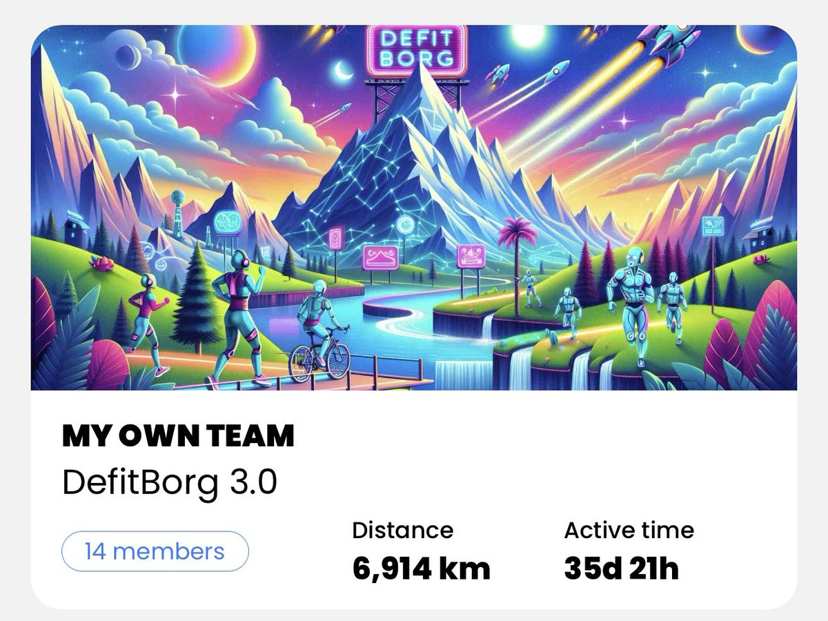 Team DefitBorg has officially reached top 6 🚀🎉

Main team is full but still plenty of spots in DefitBorg 3.0 with my captain code: 2C538A0B

Join the movement 💙

<a href="/DEFITofficial/">DEFIT</a> 
<a href="/MikiBorg1/">MikiBorg</a> 
<a href="/alias_elnino/">Bryan alias ElNino</a> 
<a href="/jultor14/">Yhanroth</a>