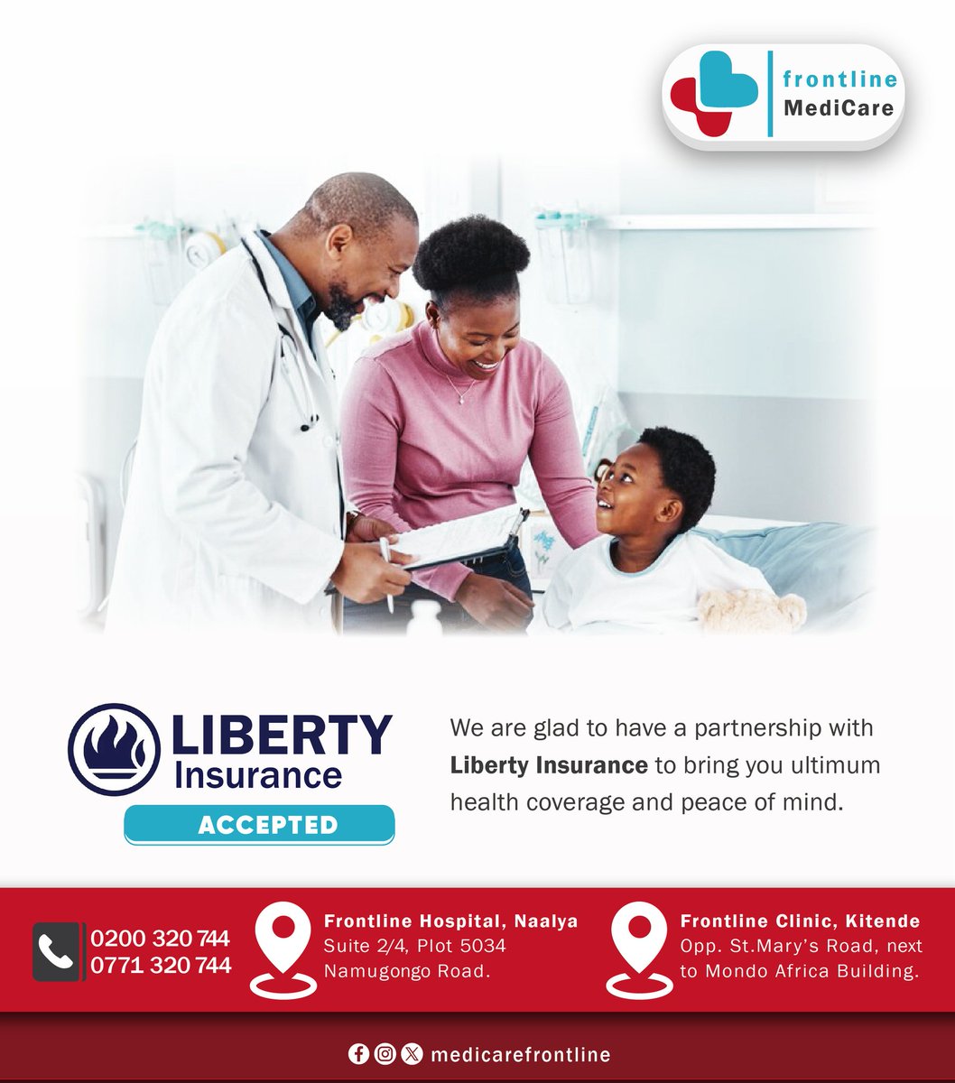frontlinemedic6's tweet image. We're excited to announce our partnership with Liberty Insurance! More coverage, more peace of mind. Visit Frontline Medicare Clinic and experience the difference. #Healthcare #LibertyInsurance #FrontlineMedicare