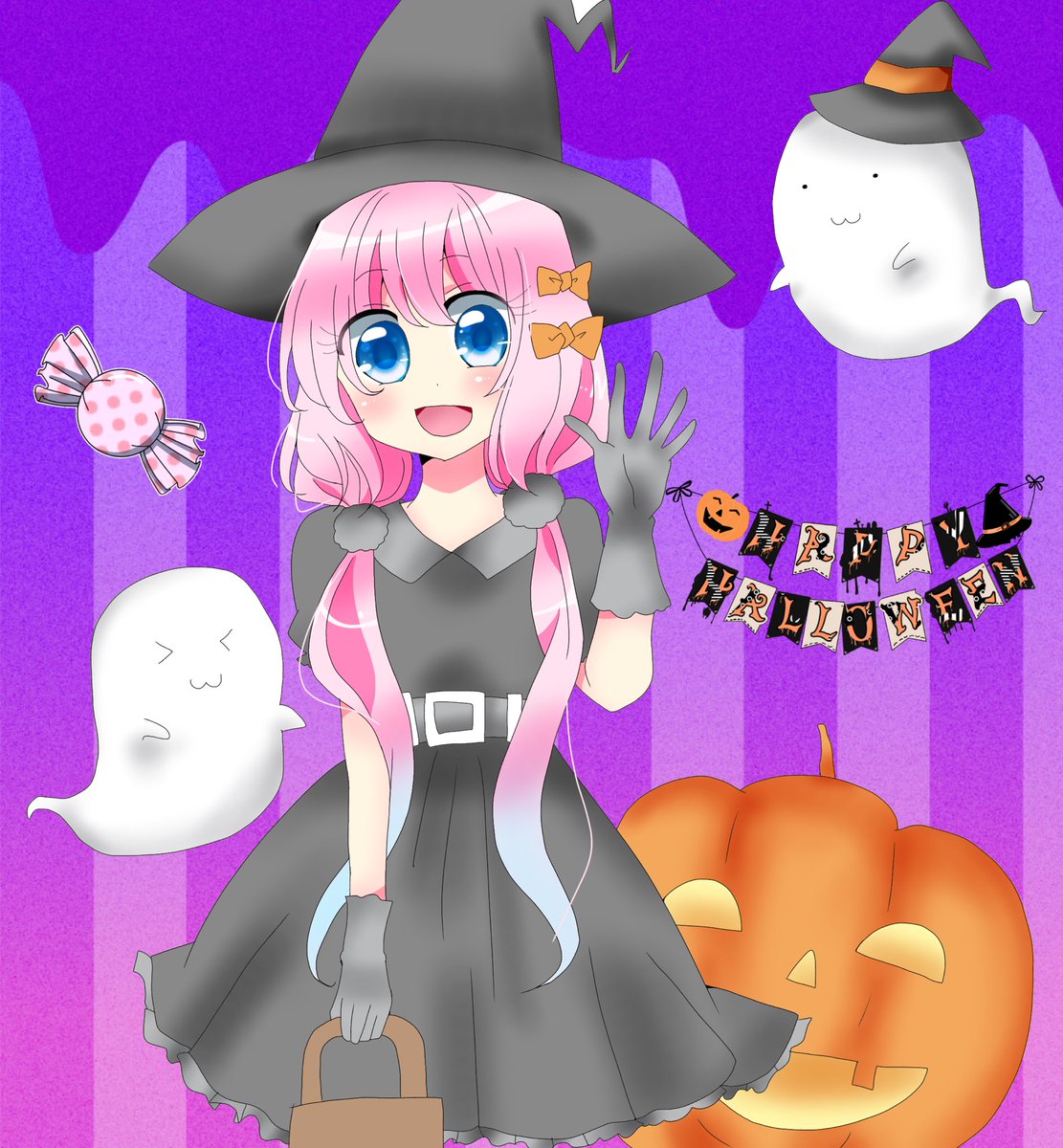 Luna_sabusb's tweet photo. ℋ𝒶𝓅𝓅𝓎𝕙𝕒𝕝𝕝𝕠𝕨𝕖𝕖𝕟🎃
 #ハロウィン 
 #創作 https://t.co/9PKPCgQ0PF