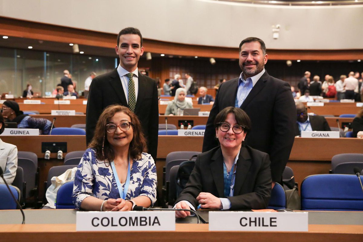 #chile y #colombia en la Reunion de las Partes en el #protocolodemontreal y la Conferencia de las Partes en el #conveniodeviena en #bangkok #tailandia
