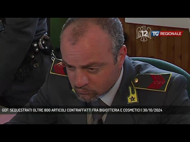 TRIESTE | GDF: SEQUESTRATI OLTRE 800 ARTICOLI CONTRAFFATTI FRA BIGIOTTERIA E COSMETICI
tv12.medianordest.it/14996/trieste-…