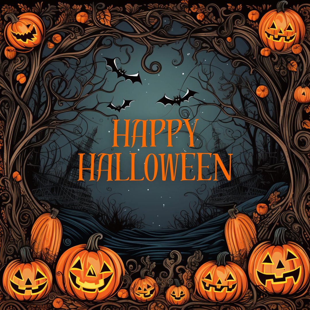 Happy Halloween, everyone! 🎃👻💀  May your night be filled with treats, not tricks! 🍬🍫🍭  #Halloween #HappyHalloween #SpookySeason #TrickOrTreat #HalloweenFun