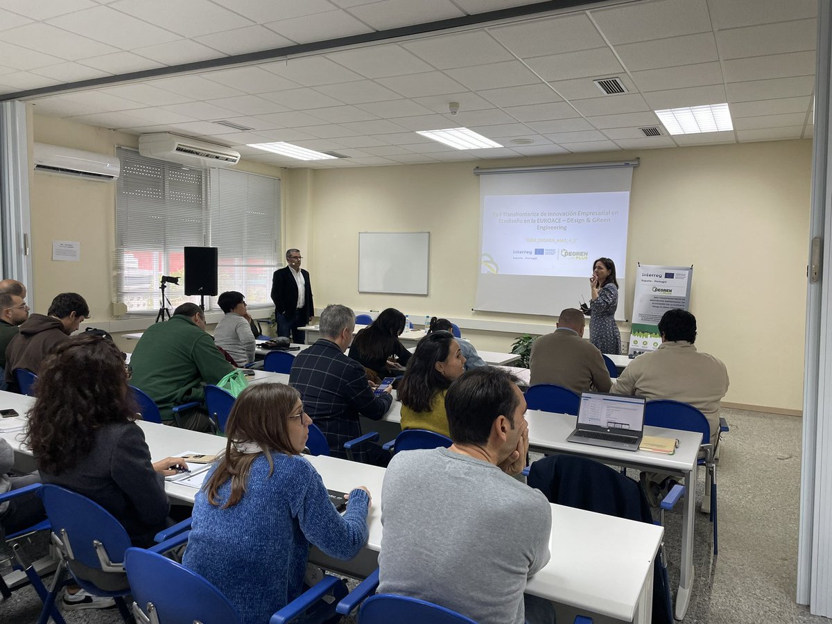 Comenzamos con #ECOLAB en <a href="/INTROMAC/">@INTROMAC</a>  Cáceres, donde aprenderemos sobre las novedades del Pacto Verde Europeo relacionadas con el #ecodiseño