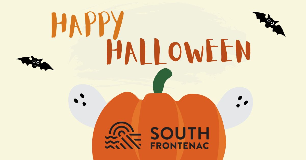 Happy Halloween, South Frontenac! Please note, Mill St., in Sydenham, from George St. to Brewery St., will be closed tonight from 6-8 pm for trick or treating. Pls drive slowly during your travels on this hallows eve &amp; watch out for trick or treaters. Have a spook-tastic night!