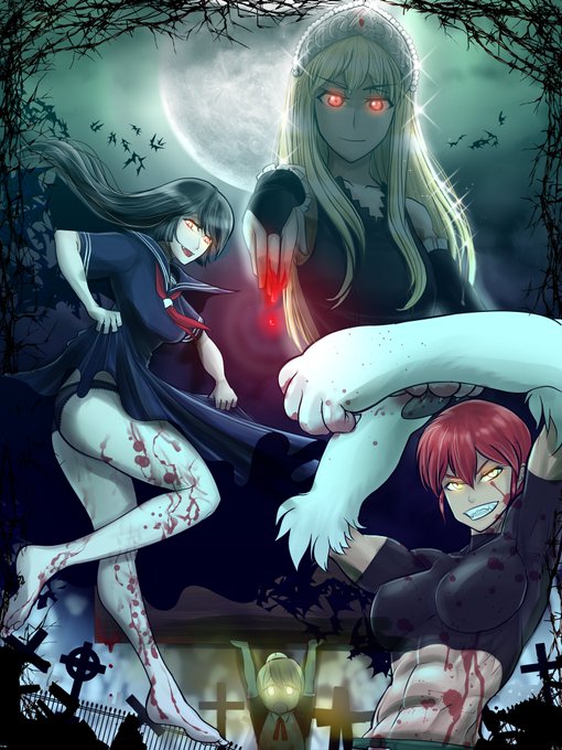 間に合わなかったので、再放送。
ハロウィンは怪物王女って決めてるの。

今年はシャーウッド一派の予定。 