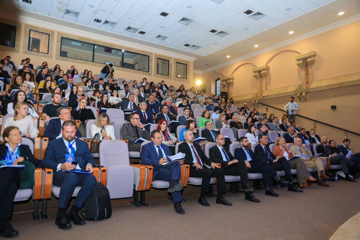 MFAofArmenia's tweet image. 📢 From Oct 28-29, Yerevan hosted the int’l conference "Protection &amp;amp; Restoration of #CulturalHeritage through New &amp;amp; Emerging Technologies," marking the 70th anniversary of the 1954 #HagueConvention &amp;amp; 25 years since its 2nd Protocol.

DFM @VahanKostanyan, DM of MoESCS Alfred