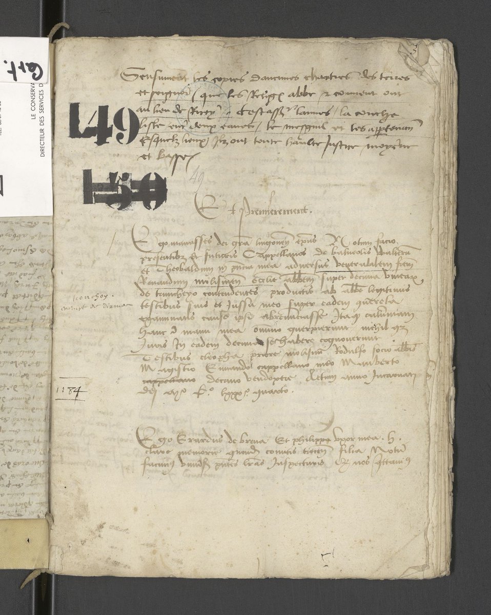 ADCO_Archivist's tweet image. #NouvellesImagesEnLigne 📷#Archives
Aujourd&apos;hui, nous vous présentons un cartulaire datant du XVe siècle. Il concerne l&apos;Abbaye bénédictine Notre-Dame de Molesme.