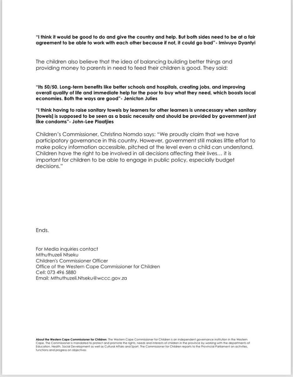 Children's Commissioner WC tweet media