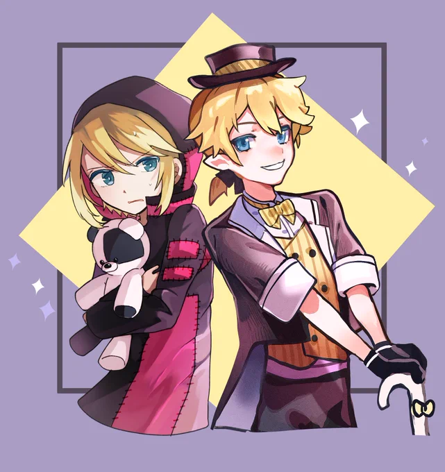 nunosei ()さんとトリシザ合作しました〜!!ぐいぐいしてるトリッカーに引いてるシザース描いてめちゃくちゃ楽しかったです! 