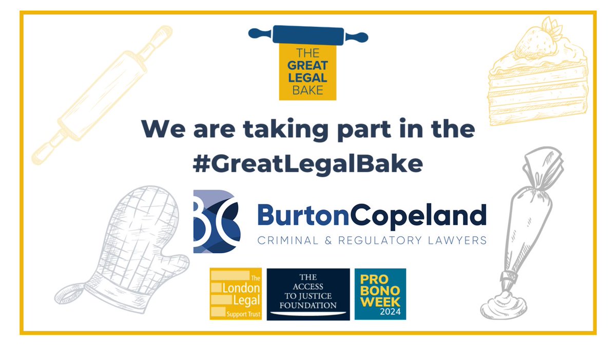 BurtonCopeland's tweet photo. We’re proud to be taking part in this year’s #GreatLegalBake raising funds for #ProBonoWeek. We're going early this year for a Halloween themed bake sale today to raise money for #accesstojustice. Fancy a slice of sweet or savoury, come and join us🍰 https://t.co/6mRsNRpts3