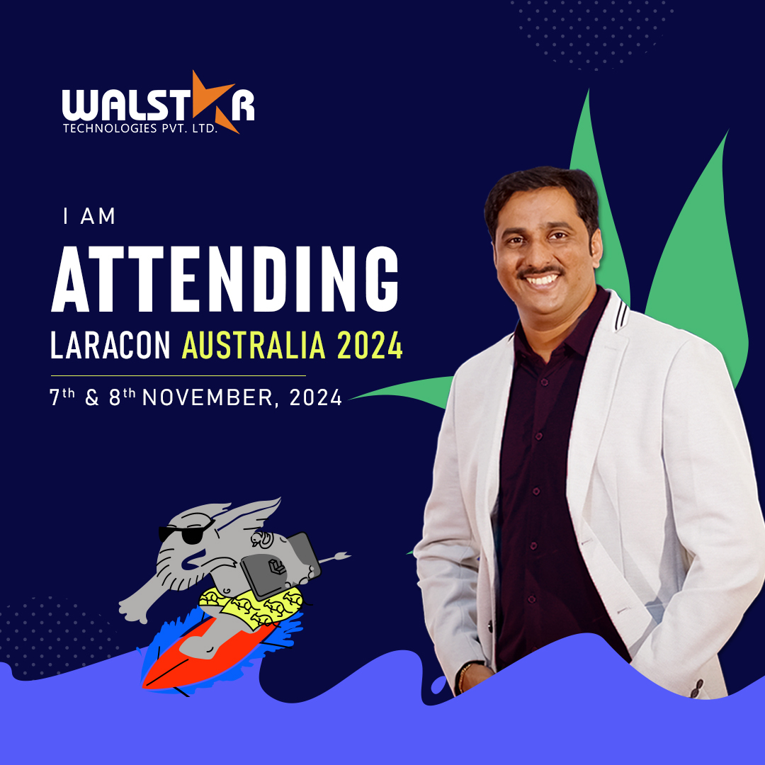 ⭐️Excited to announce that I'll be attending Laracon AU 2024! 💐Can't wait to connect with fellow Laravel enthusiasts, learn from amazing speakers, and dive into the latest trends in the Laravel community. If you’re attending too, let’s meet up! 
#WalstarTechnologies #LaraconAU
