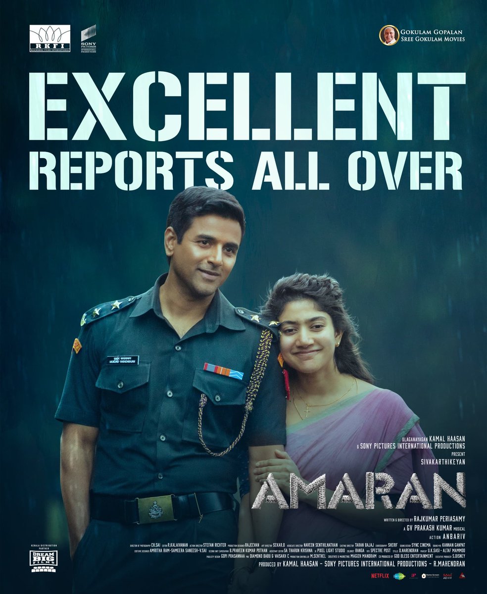 U4Cinema's tweet image. SK&apos;s #Amaran Opens With Positive Response Allover 🔥👏 

#AmaranFDFS