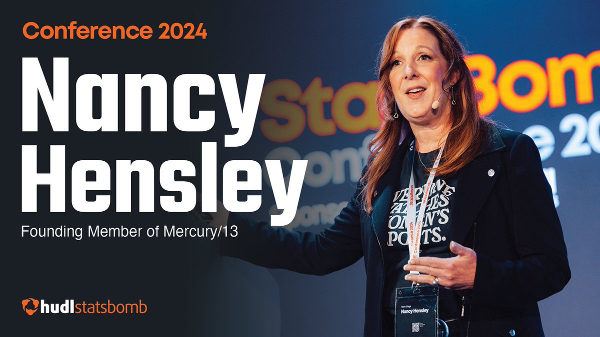Statsbomb's tweet image. The importance of data to the growth of women&apos;s sports

Watch Nancy Hensley, Founding Member of Mercury/13, deliver her talk on the main stage of the 2024 #StatsbombConference, available on our YouTube channel now

@NancyAHensley1
youtube.com/watch?v=GvRc6H…